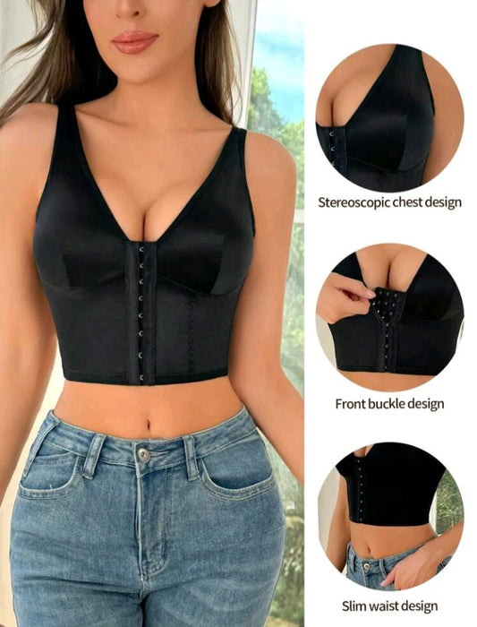 Front Clasp Wireless Sports Bra